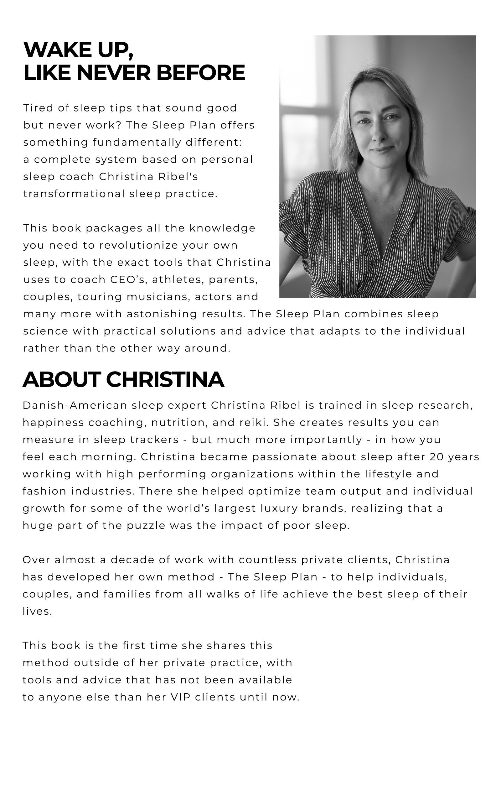 The Sleep Plan - How to Sleep Better, Be Happier and Live Longer (Digital Edition) - Christina Ribel