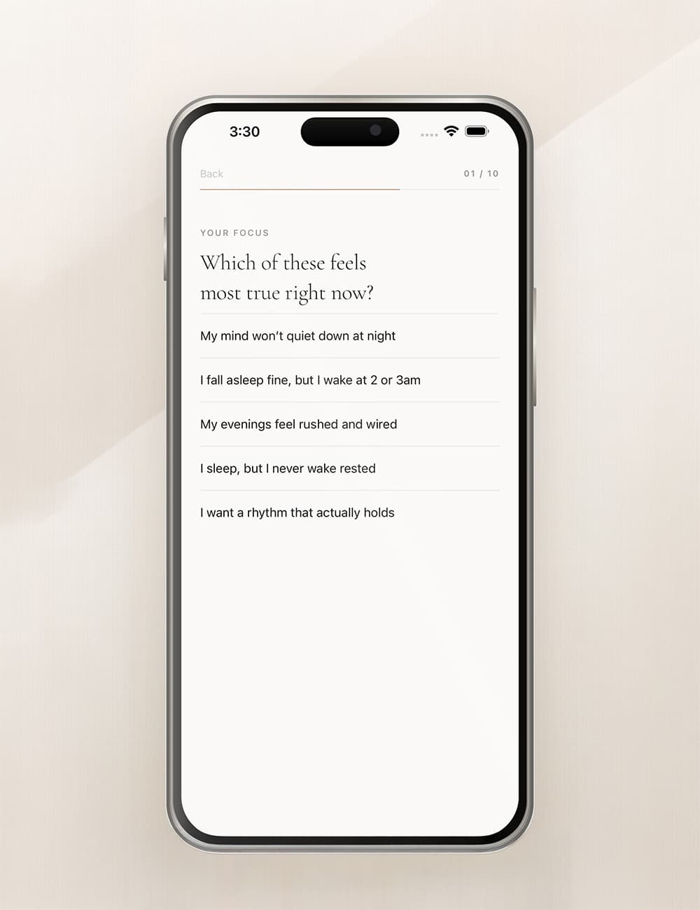 A short, honest baseline quiz — start where you actually are