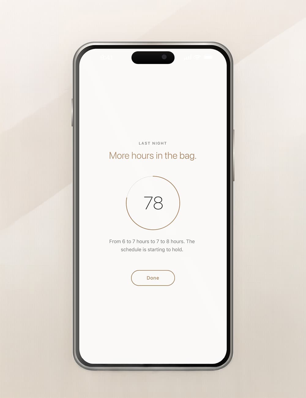 The Sleep Reset app — more hours in the bag